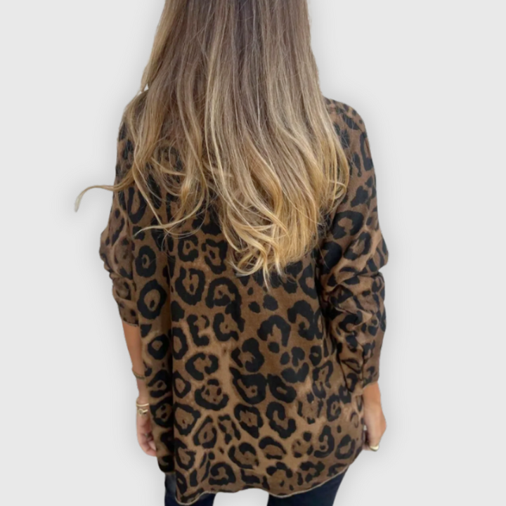 Lea™ |Pulover s uzorkom leoparda