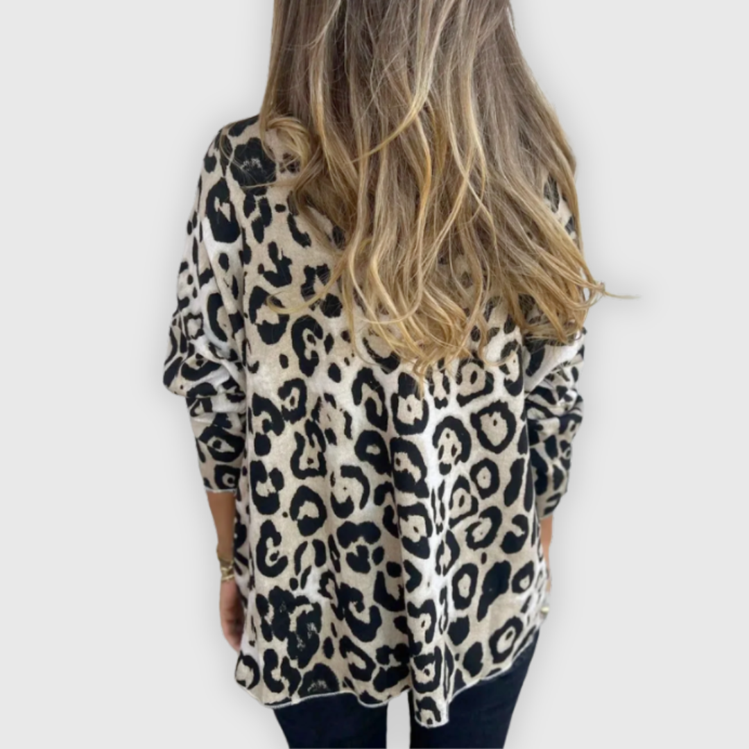 Lea™ |Pulover s uzorkom leoparda