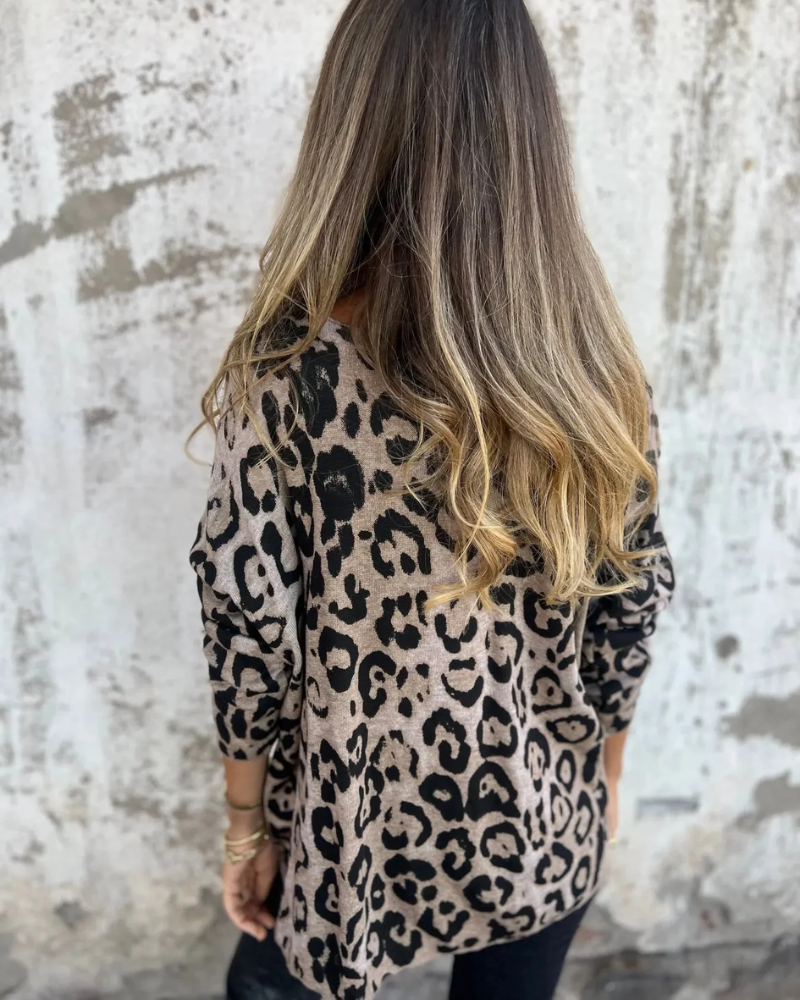 Lea™ |Pulover s uzorkom leoparda