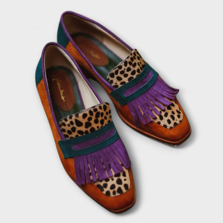 Mara – Smeđi Loafer s uzorkom leoparda