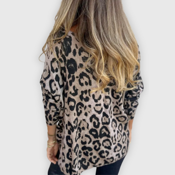 Lea™ |Pulover s uzorkom leoparda