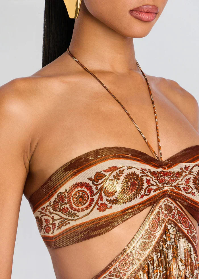 Maksimalna haljina Zlatna Aura