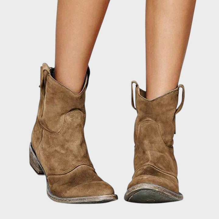 Ivana | čizme do gležnja od brušene kože