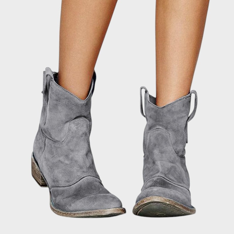 Ivana | čizme do gležnja od brušene kože