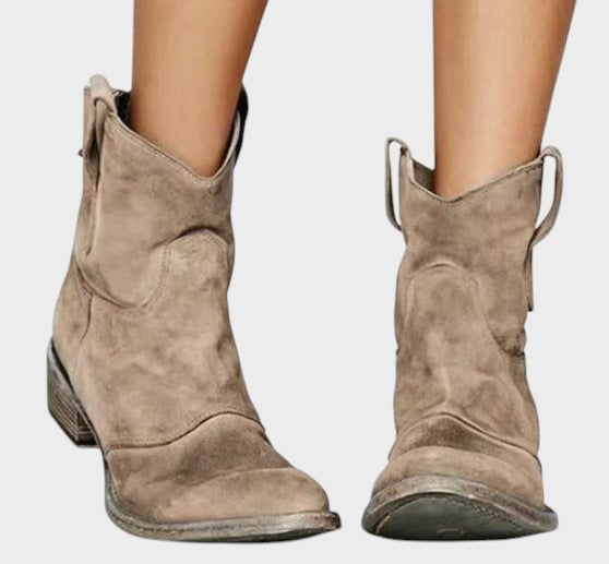 Ivana | čizme do gležnja od brušene kože