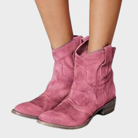 Ivana | čizme do gležnja od brušene kože